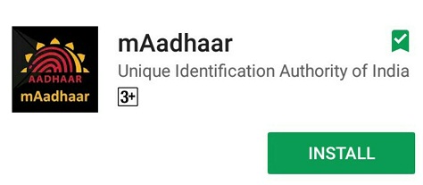 m-Aadhaar app install