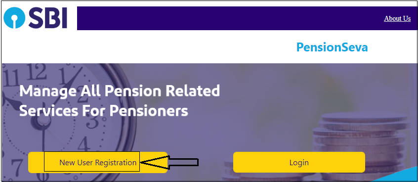 SBI Pension Seva registration
