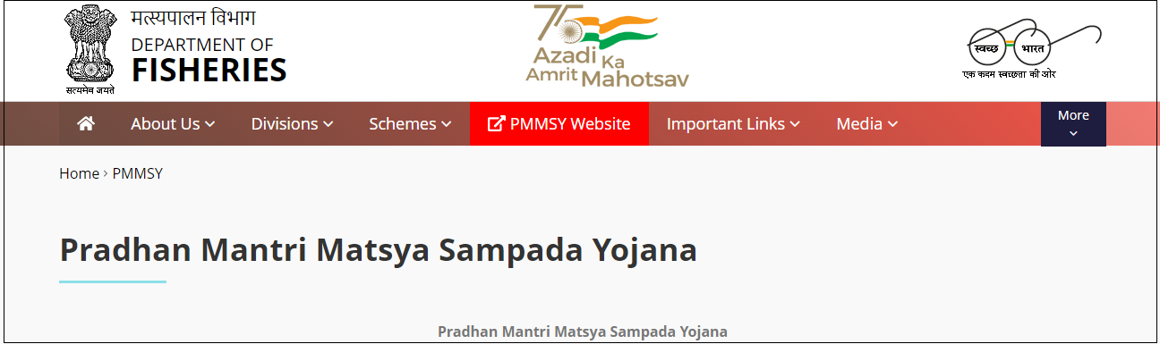 Pradhan Mantri Matsya Sampada Yojana online