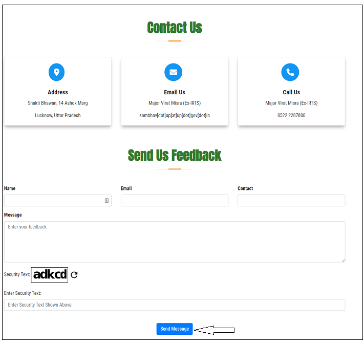 SAMBHAV Portal feedback