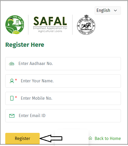 Safal registration